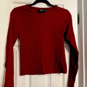 Maeve long-sleeve ribbed top